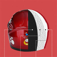 Casco De Motocicleta Para Niños Con Protección Completa Desmontable Adecuado Para Todas Las Estaciones Seguridad Deportiva Para Niños - details 7