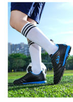 Nuevos Zapatos De Fútbol Para Niños Y Adolescentes Con Punta Larga Rotatoria Zapatillas De Cuero Microfibra Para Niños Zapatos De Fútbol Para Hombres - details 4