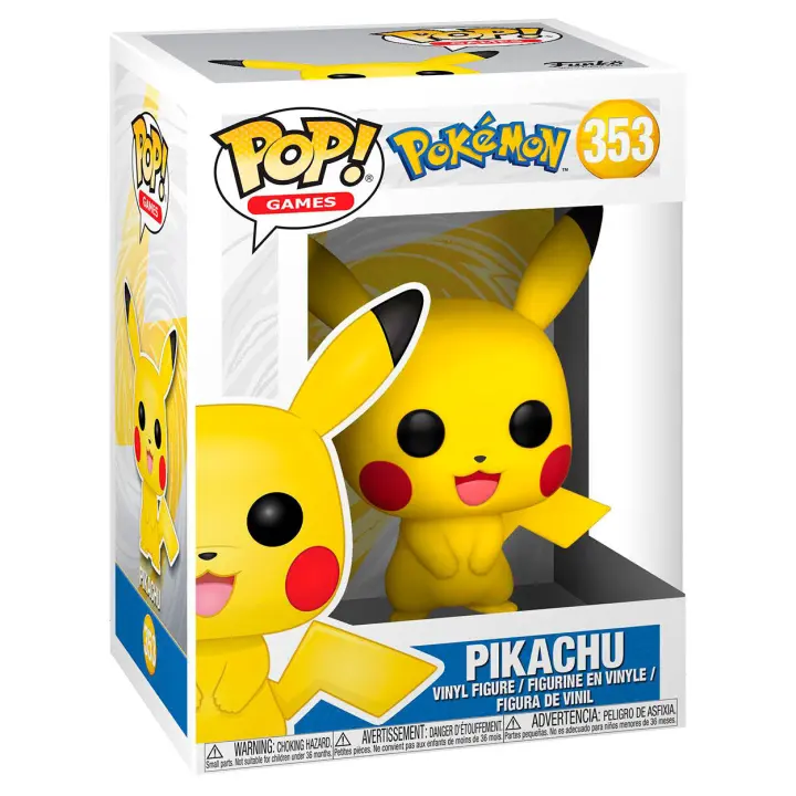 Figura Pop Pokemon Pikachu-Figura de Vinilo Coleccionable - Idea de Regalo- Mercancia Oficial - Juguetes para Niños y Adultos - Movies Fans - Muñeco para Coleccionistas y Exposición - 1