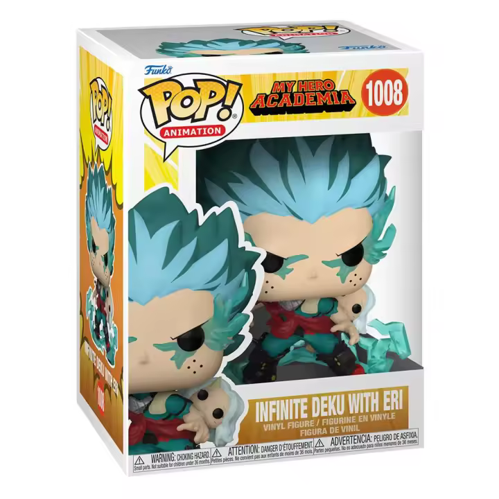 My Hero Academia Figura POP! Animation Vinyl Infinite Deku w/Eri 9 cm - 1