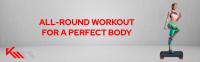 KM-Fit Aeróbico banco step fitnes stepper tablero altura ajustable 10/15 cm - details 3