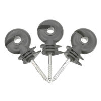 50Pcs Aisladores De Valla Eléctrica Duraderos Postes De Tornillo Multiusos Accesorios Para Jardín Aislador De Post Para Valla Eléctrica - details 7