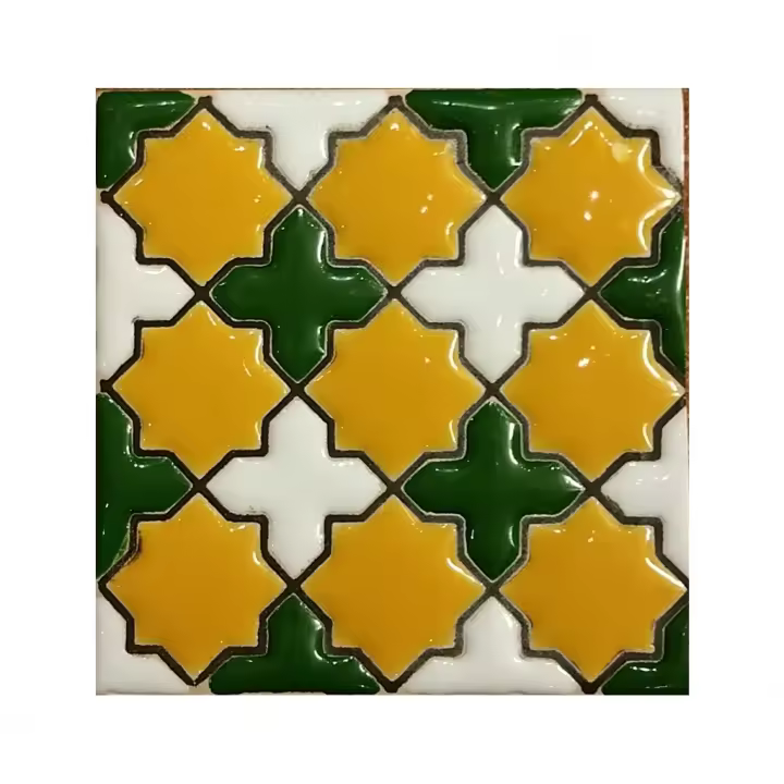 Azulejos de 7,5cm (3") cerámica andaluza - Spanish tiles for DIY, Decorative tiles, mosaic tiles, ceramic tiles, coaster, Spain tiles - 1