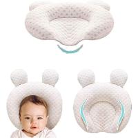 Soft Baby Nursery Pillows Unisex Newborns Head Shaping Infant Support Sleeping Head Sleep Pillows With Bear Ears - details 0