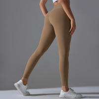 Leggings De Yoga Talla Alta Control De Atrás Leggings Deportivos Para Correr Ciclismo Gimnasio Prueba De Agachamiento Slimming Booty - details 13