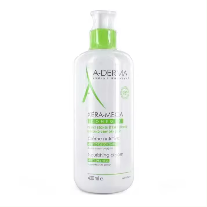 Crema Nutritiva A-Derma Xeramega Confort 400ml - Hidratación y Suavidad - 1