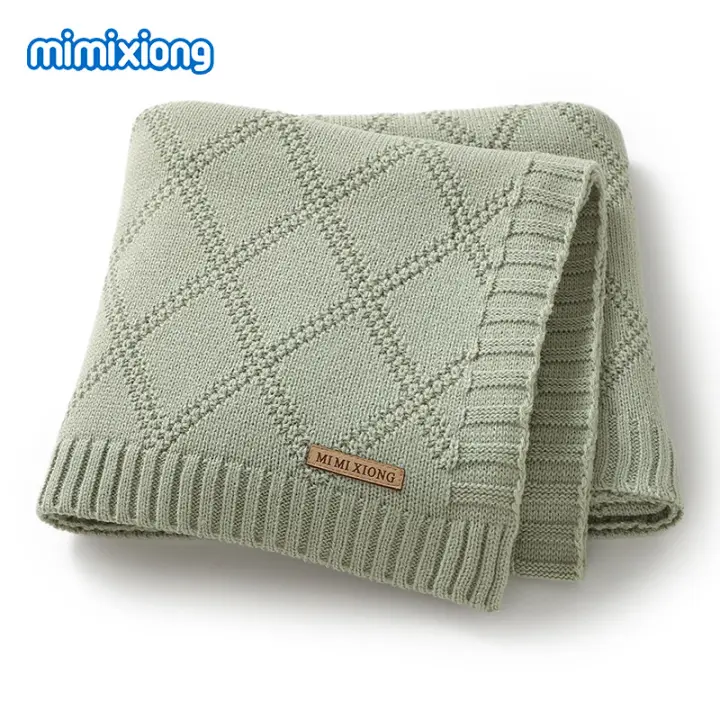 Mantas de Algodón para Bebe, Súper suave, para recién nasido, Niño y Niña, cubierta para cochecito de Guardia, edredones de 90x70cm, Esteras para jugar al Aire Libre para niños Pequeños - 1