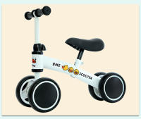 Bicicleta de Equilibrio Infantil sin Pedales, Bicicleta de Deslizamiento para Bebés de 1-2-3 Años, Cuatro Ruedas, Tres Colores - details 10
