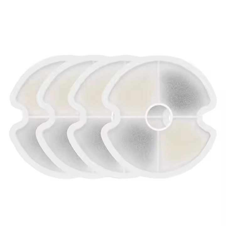 Filtros de repuesto para fuente de agua de 4 uds, filtros de carbono para fuente de mascotas para fuente de agua de acero inoxidable - 1