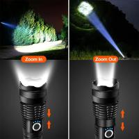Linterna Táctica LED Fuerte Heinast Recargable Por USB Con Luz Super Larga Alcance Para Pesca Al Aire Libre Resistente Al Agua - details 0
