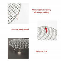 Rack De Enfriamiento Redondo Para Barbacoa De Acero Inoxidable 201 165mm-295mm Herramienta De Cocina Para Horno Y Asador - details 11