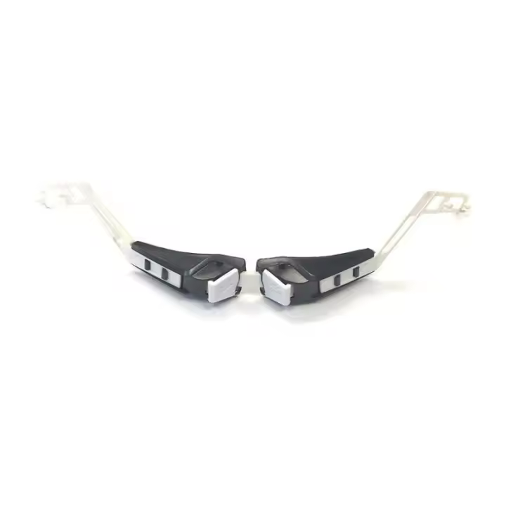 Spiuk - Retención para casco de moto Compact Fix II, sistema de regulación ajustable y seguro, ideal para cascos moto integral y modular, color blanco - 1