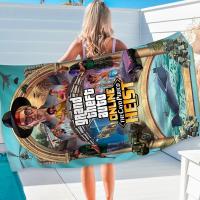 Toalla De Playa Absorbente Y Secado Rápido GTA 5 Grand Theft Auto Microfibra Suave Para Yoga Natación Camping Viajes Senderismo - details 4