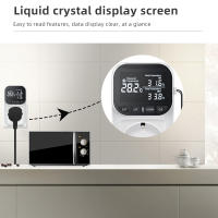 Controlador De Temperatura Digital Con Display LCD Timbre Preset Para Enfriamiento Y Calentamiento Sensor De Temperatura EU Plug 220V - details 6