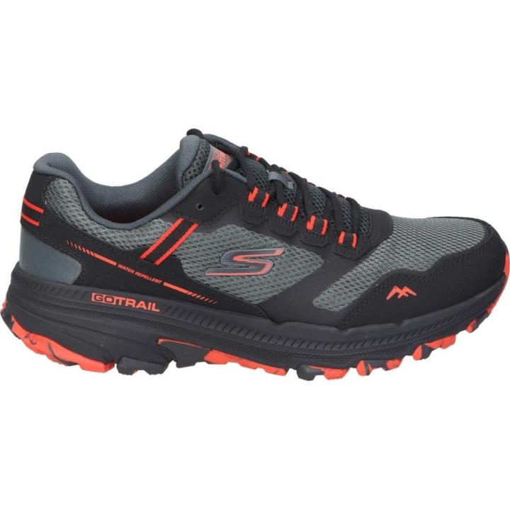 SKECHERS | Zapatillas Trekking Skechers GO RUN Trail Altitude 2.0 para Hombre – Deportiva en Color Negro y Rojo – Zapatillas con Cordones – Trekking – Goga Mat – Cómodas – Modelo 220754-BKOR