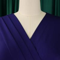 Vestido Elegante Para Oficina Para Mujer Con Cuello En V Manga Corta Cinturón Ajustado Recto Midi Formal Ropa De Negocios Para Mujer - details 19