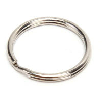 Llavero De Metal En Forma De Círculo Blanco Para DIY 12-23mm Anillo Dividido Accesorios De Porta Llaves Para Joyería Unisex - details 3
