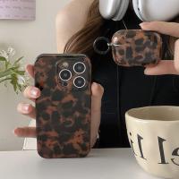Funda Protectora Retro De Tortuga Hawksbill Con Ambar Profundo Para AirPods 1 O 2 3 4 AirPods pro pro 2 Estilo Retro Con Patrón De Tortuga - details 0