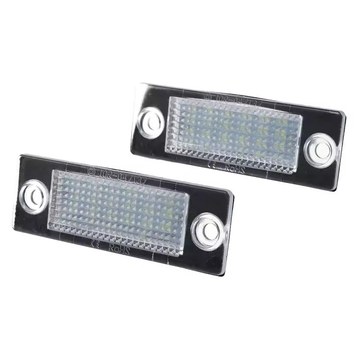 2pcs Luz De Placa De Matrícula LED Para VW Passat B5.5 B6 Caddy MK3 Golf Transporter T5 T6 Touran Jetta Syncro 12V - 1