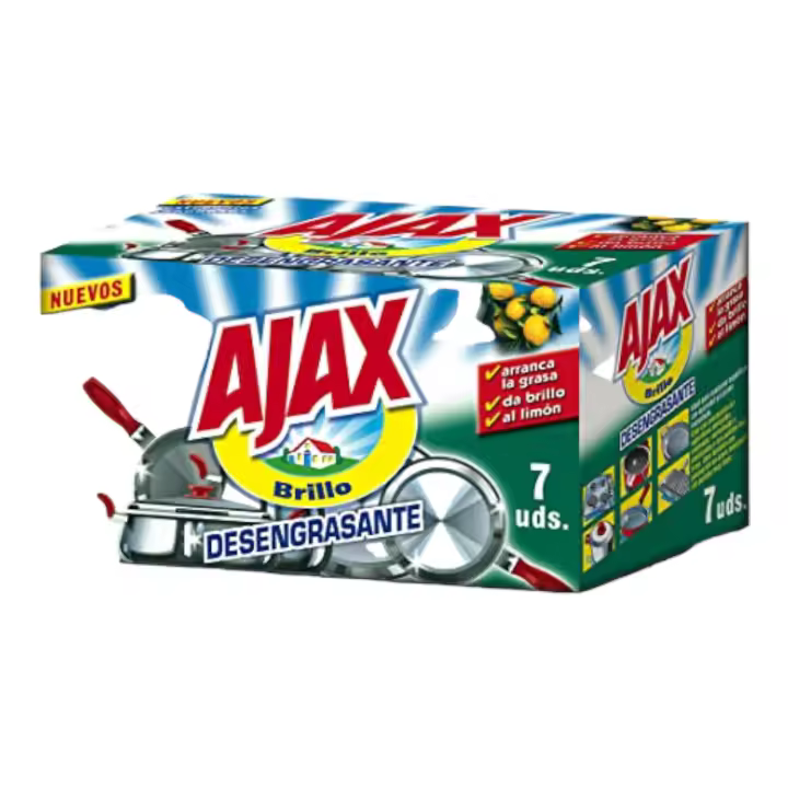 Estropajo jabonoso AJAX 7 uds. - 1