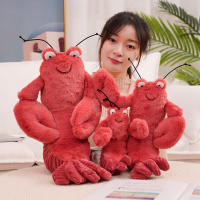 Muñeco De Peluche De Lobo De 30 Cm Cangrejo De 22 Cm Decoración Para Habitación De Gato Y Perro Juguete De Animales Suave Regalo Para Niños - details 12