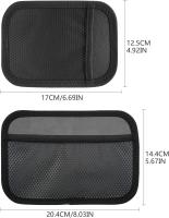 Bolsa de Malla para Coche, artículos diversos laterales,almacenamiento missing, soporte para teléfono móvil(1 wide + 1 pequeña) - details 0