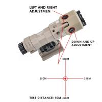 Linterna Táctica MAWLC1 LED Con Caja De Almacenamiento De Batería Modulada Resistente Al Agua Para Juego De Tácticas CS Caza Y Exploración Adecuada Para Ranura De 20mm - details 4