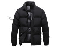 Chaqueta De Invierno Para Hombre Parka Térmica Casual Estilo Clásico Abrasadora Con Cierre De Cremallera Ropa De Hombre - details 2