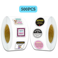 500PCS Etiquetas Adhesivas De Advertencia Creativas Decorativas Para Decoración Individual Nota Pegatinas De Sellos - details 1
