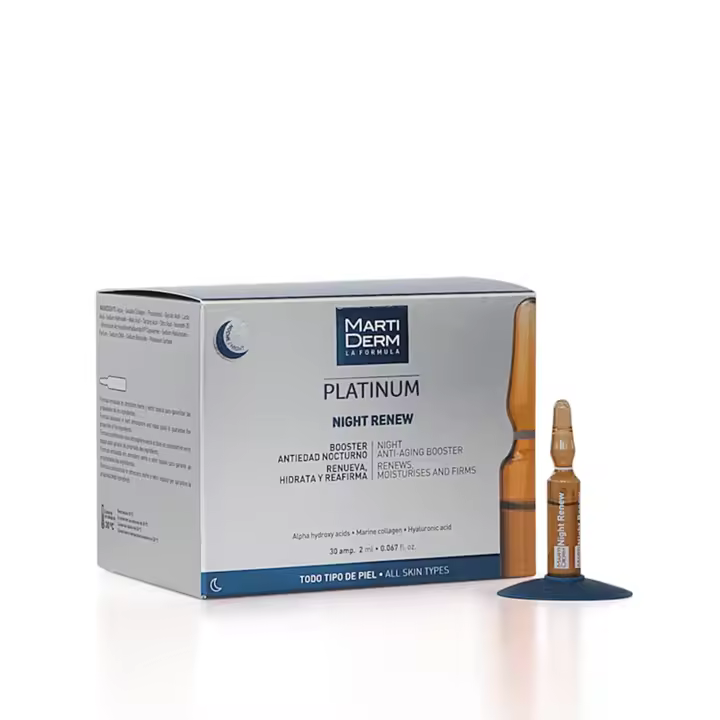 MARTIDERM NIGHT RENEW booster antiedad nocturno 30 ampollas 2ml - 1