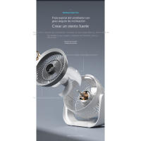 Ventilador Inteligente 3en1 2025: Control por Voz + Circulación 360 ° | 4 Modos Climáticos y Batería 48h, Carga Ràpida USB-C | Diseño Colgar/Columna/Mesa, silenciador <25dB | Incluye Soporte Magnético + Kit Limpieza FREE | Oferta Exclusive Miravia - details 1