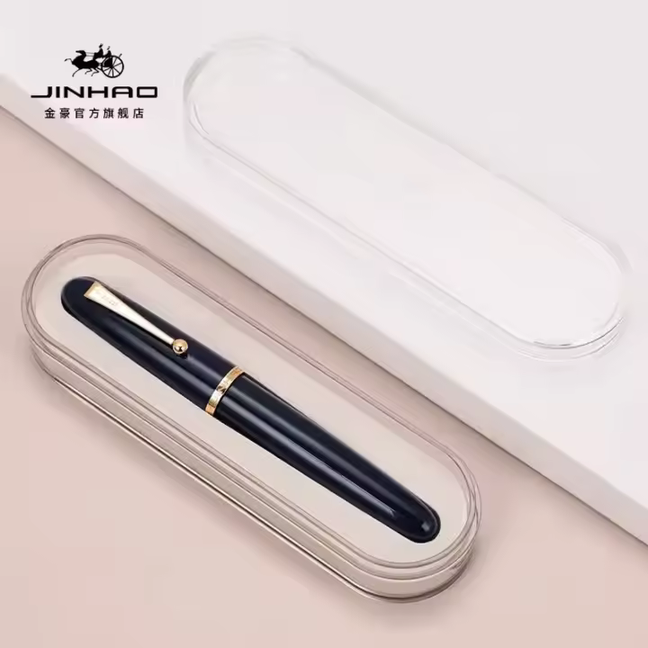 Nuevo Jinhao 9019 Pluma Fuente De Resina Con Convertidor De Tinta De Alta Capacidad Nib EF F M Estilo Estudiantil Suministros De Papelería - 1