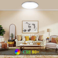 Lámpara De Techo LED RGB CW 30CM Panel Redondo Control Remoto Dimmable Instalación Revestida Cambio De Color 24W Para Dormitorio Cocina - details 6