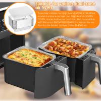 50/100pcs Bandejas De Aluminio Con Tapas Resistentes Al Calor Para Horno Y Aire Frito Utensilios De Cocina Antiadherentes Para Barbacoa Y Cocción - details 4