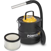 Aspiradora de cenizas económica POWERPLUS 1600W 20 litros. Apto para Estufas de Pellet, Chimeneas o Barbacoas BBQ de jardín, parrillas de verano. Pack disponible con filtro, deshollinador y limpiacristales. - details 1