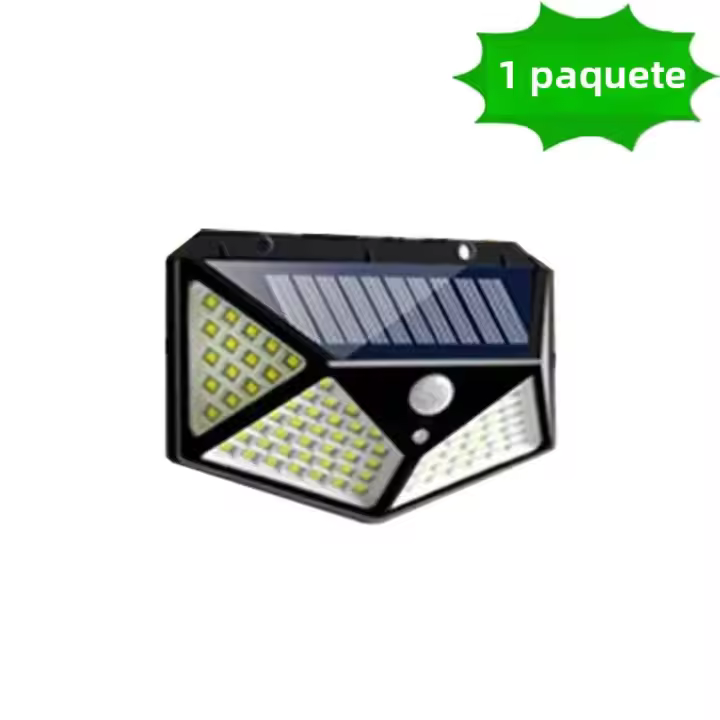 12 Pack Lámparas De Pared Solar Con 3 Modos Sensor De Movimiento Seguridad Impermeables LED 100 Para Jardín Garage Pared Solar Exterior - 1