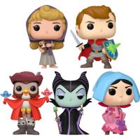 Pack 5 Funko La Bella Durmiente Aurora Hada Merryweather Malecfica Maleficent Prince Phillip Owls Buho Disney  Pop Vinyl figura Disney - details 1