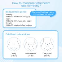 2 botellas de Gel + Escucha tus latidos, monitoriza, registra tu crecimiento, 3MHz, LCD,Regalos para futuros padres - details 5