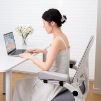 Almohadilla De Soporte Para Codos De Espuma Para Asiento De Oficina Almohadillas De Cojín Para Reposabrazos Alivio De Codos Para Silla De Oficina Material De Tela Suave Y Espuma PU - details 0