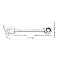 Llave De Escalonada Universal Herramienta De Anillo De Engranajes Conjunto De Llaves De 6-7-8-9-10-11-12-13-14-15-16-17mm Herramientas De Reparación - details 11