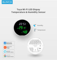 Sensor De Temperatura Y Humedad WiFi Tuya Con Pantalla LCD Y Luz De Iluminación Smart Indoor Compatible Con Google Home Alexa - details 0