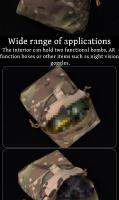 Bolsa De Almacenamiento Multifuncional Ligeramente Camuflada Para Equipo Molle Bolsa De Sundries Adecuada Para Caza Y Otros Uso - details 4