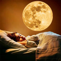Lámpara De Noche Proyección De Luna Y Tierra Planeta Luz Atmosférica Para El Dormitorio Material ABS Fuente De Luz LED - details 3