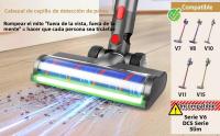 Cabeza De Aspiradora LED Para Dyson V7 V8 V10 V11 V15 Adorno Suave Para Suelos Duros Piezas De Repuesto Compatible - details 0