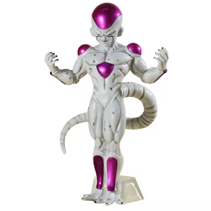 Figura De Acción Dragon Ball 22cm Blanca Frisa Hecha a Mano Estatua De Anime Regalo Para Fiestas Ornamento De Juguete Para Adultos - 1