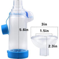 Inhaler Spacer with 2 Masks for Pets Cat and Small Dog Inhaler Spacer for ,with Round Shape Silicon - details 0