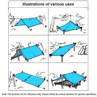 Carpa Ultraligera Portátil Para Exteriores Impermeable Y De Protección Solar Ideal Para Camping Picnic Playa Parque Regalo Multifuncional - details 6