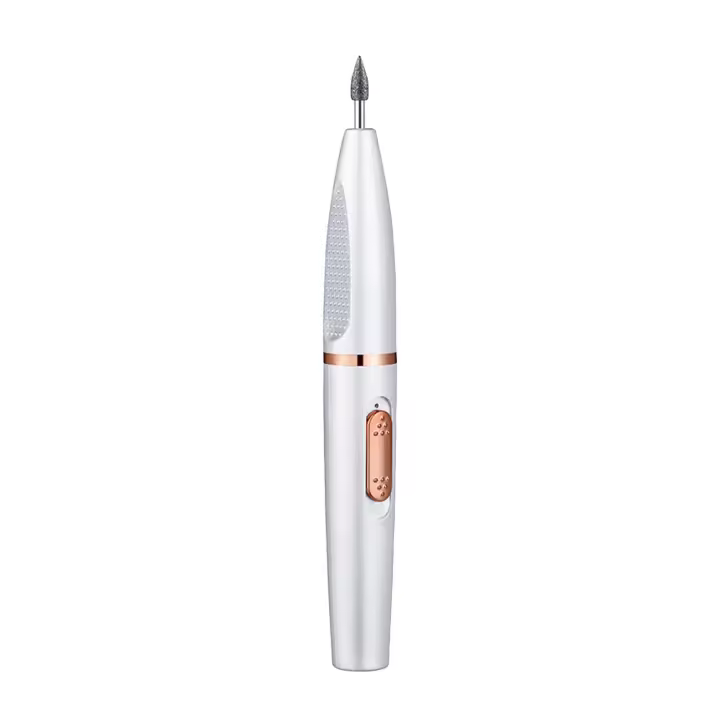 Taladro de uñas inalámbrico profesional, kit de lima de uñas eléctrico portátil y recargable con 5 cabezales de cuidado, para manicura y pedicura. - 1