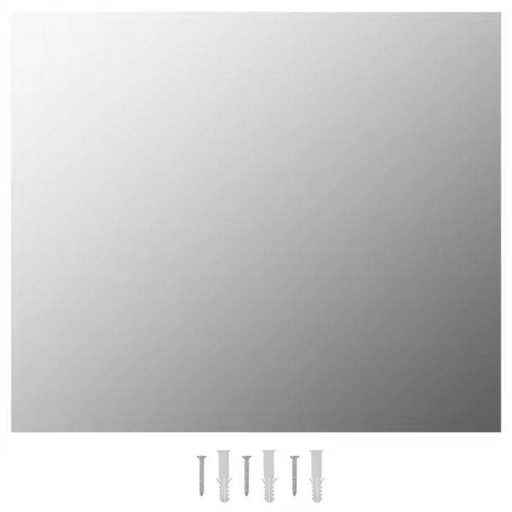 Espejo sin Marco Vidrio 80x60 cm, Espejo de maquillaje - 1