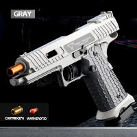 Pistola G17 De Juguete Con Ejection De Cargador Disparo Continuo Retroceso De Bala Regalo De Cumpleaños Y Navidad Para Niños Material Plástico - details 1